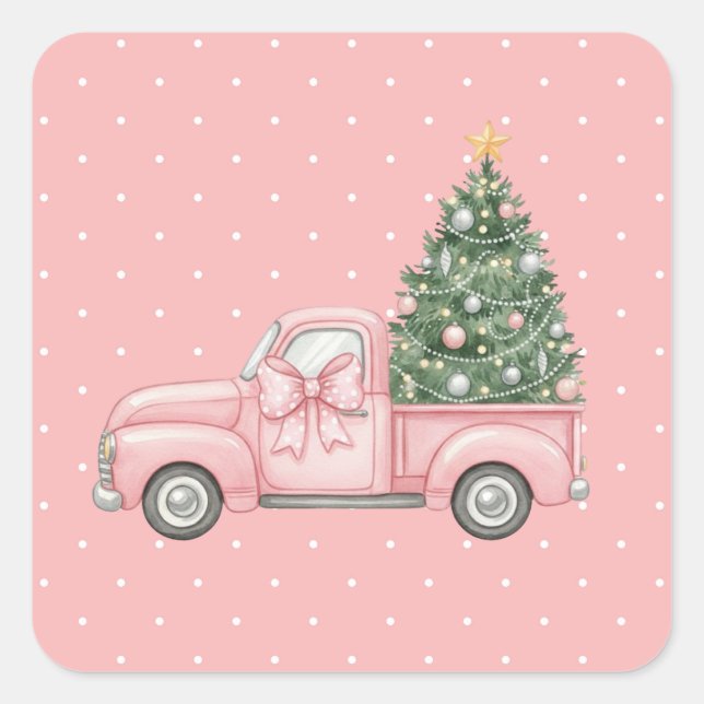 Sticker Carré Christmas (Devant)