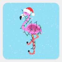 Christmas Flamingo