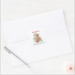 Sticker Carré Christmas Mice Family Four Return Adresse<br><div class="desc">Cette étiquette d'adresse de retour de la famille des souris de Noël comporte une famille de souris qui donne leurs livres et qui mange des gâteries au chocolat tout en se relaxant et en lisant leurs nouveaux romans. Parfait pour les amateurs de livres, ajoutez votre nom et adresse pour un...</div>