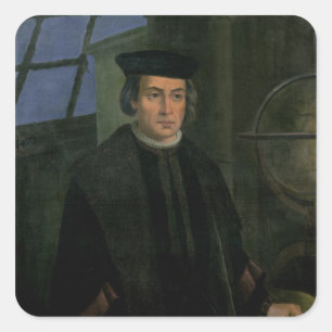 Sticker Carré Christophe Colomb