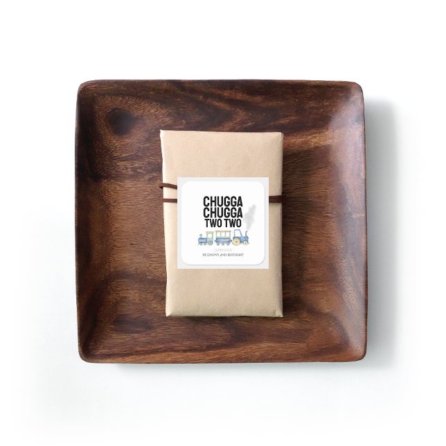 Sticker Carré Chugga Chugga Deux | Anniversaire | Favoriser l'au (Créateur téléchargé)