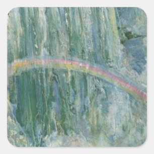 Sticker Carré Chutes vintages du Niagara