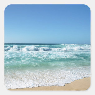 Sticker Carré Ciel bleu et mer 18
