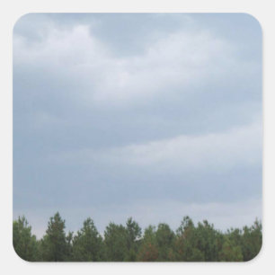 Sticker Carré Ciel et nuages