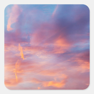 Sticker Carré ciel flirtant