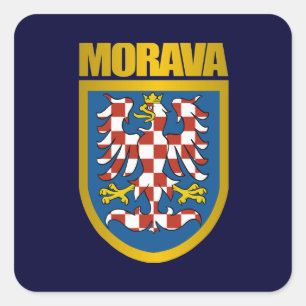 Sticker Carré Cimier de Morava (Moravie)
