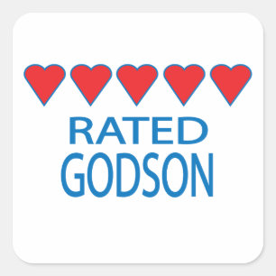 Sticker Carré Cinq Heart Godson