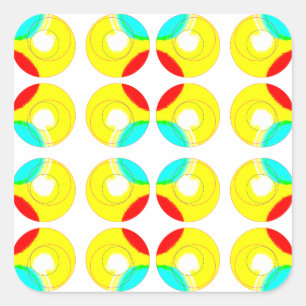 Sticker Carré Circuler par...