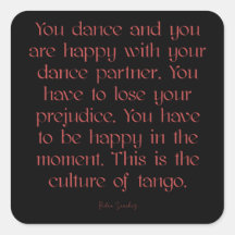 Citation de la culture du tango argentin