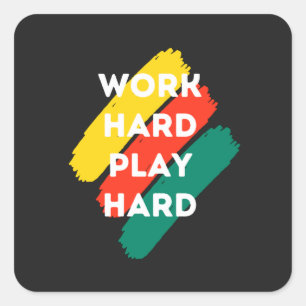 Sticker Carré Citation de motivation Mode et texte positif