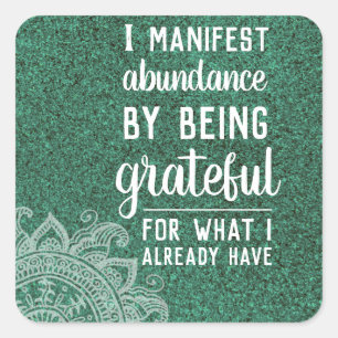 Sticker Carré Citation inspirationnelle Loi de motivation de l'a