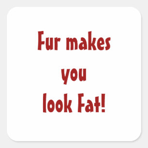 Sticker Carré Citation pour les droits des animaux contre la fou