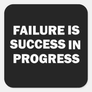 Sticker Carré Citations de gymnastique motivationnelle pour le s