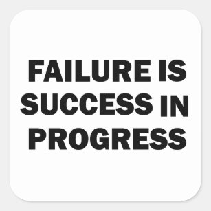 Sticker Carré citations motivationnelles pour la réussite