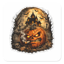 🎃 Citrouille d'Halloween furieuse Jack O' Lantern