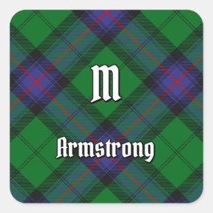 Sticker Carré Clan Armstrong Tartan