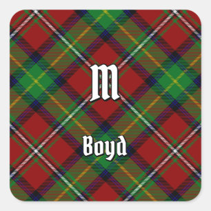 Sticker Carré Clan Boyd Tartan