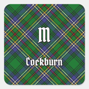Sticker Carré Clan Cockburn Tartan