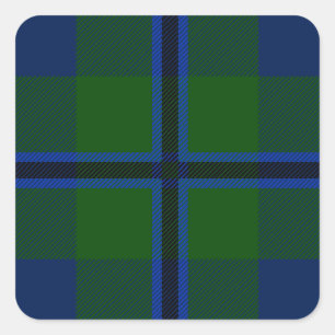 Sticker Carré Clan Douglas Tartan