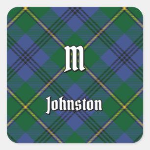 Sticker Carré Clan Johnston Tartan