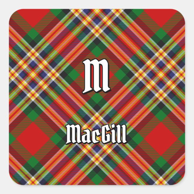 Sticker Carré Clan MacGill (Devant)