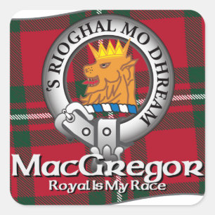 Sticker Carré Clan MacGregor