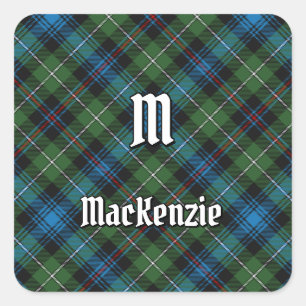 Sticker Carré Clan MacKenzie Tartan