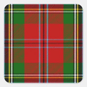 Sticker Carré Clan MacLean De Duart Tartan