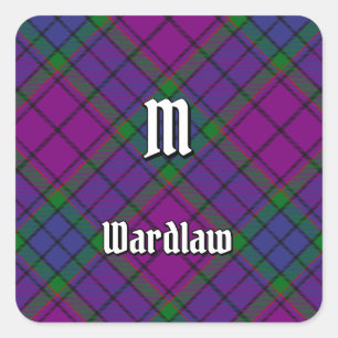 Sticker Carré Clan Wardlaw Tartan