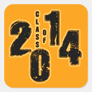 STICKER CARRÉ CLASSE 2014