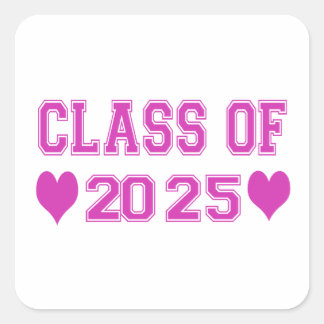 Sticker Carré Classe De 2025