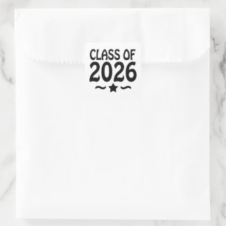 Sticker Carré Classe d'étoiles de 2026