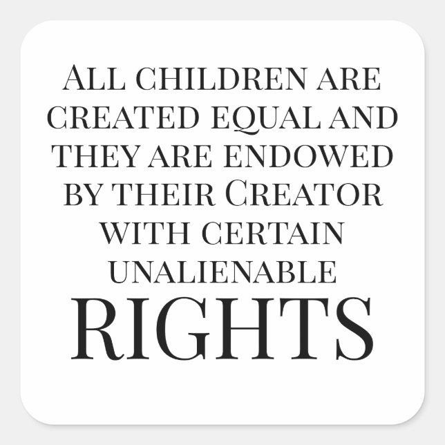 Sticker Carré Classe éducatrice du Texas (Devant)