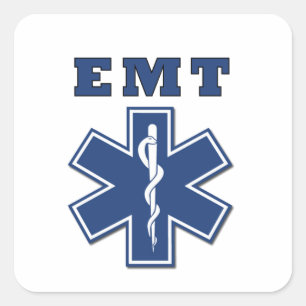 Sticker Carré Classe EMT Star of Life