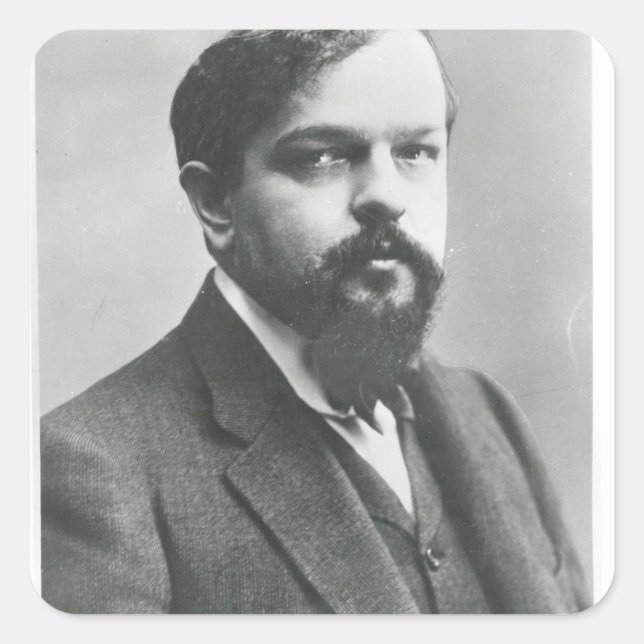 Sticker Carré Claude Debussy (Devant)