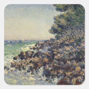 Sticker Carré Claude Monet   Casquette Martin, 1884