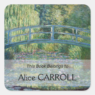 Sticker Carré Claude Monet - Le bassin aux nymphéas, Harmonie ve