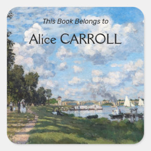 Sticker Carré Claude Monet - Le Bassin d'Argenteuil
