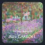 Sticker Carré Claude Monet - Le jardin de l'artiste à Giverny<br><div class="desc">Jardin de l'artiste à Giverny / Le Jardin de l'artiste a Giverny - Claude Monet,  1900</div>