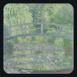 Sticker Carré Claude Monet | L'étang Nénuphar : Harmonie verte<br><div class="desc">L'étang Nénuphar : Harmonie verte,  1899 | par Claude Monet | Lieu de l'art : Musée d'Orsay,  Paris,  France | Artiste français | Numéro de collection d'images : XIR16688</div>