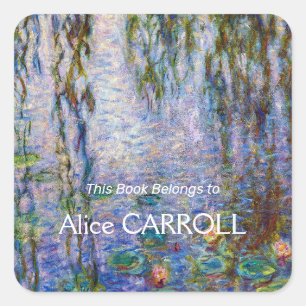 Sticker Carré Claude Monet - Nymphéas