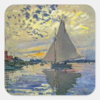Claude Monet - Voilier au Petit-Gennevilliers