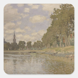 Sticker Carré Claude Monet Zaandam 1871
