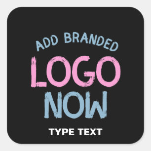 STICKER CARRÉ CLIENT SIMPLE CONTEMPORAIN PROPRE NOIR MODE