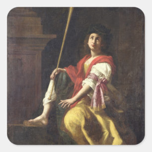 Sticker Carré Clio, Muse of History, 1624