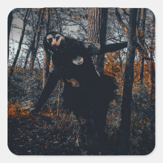 Sticker Carré Clownin' Around In Da Woods