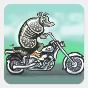 Sticker Carré Club cycliste Dillo