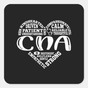 Sticker Carré CNA, CNA nurse appreciation, Subway art