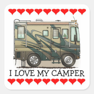 Sticker Carré Coach Home Motorhome