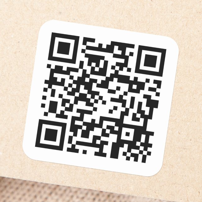 Sticker Carré Code QR (Créateur téléchargé)